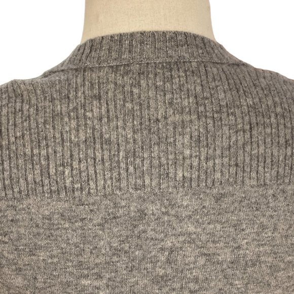 Banana Republic Cashmere Wool Blend Faux Wrap Sweater Balletcore Quiet Luxury-XS - Picture 9 of 13